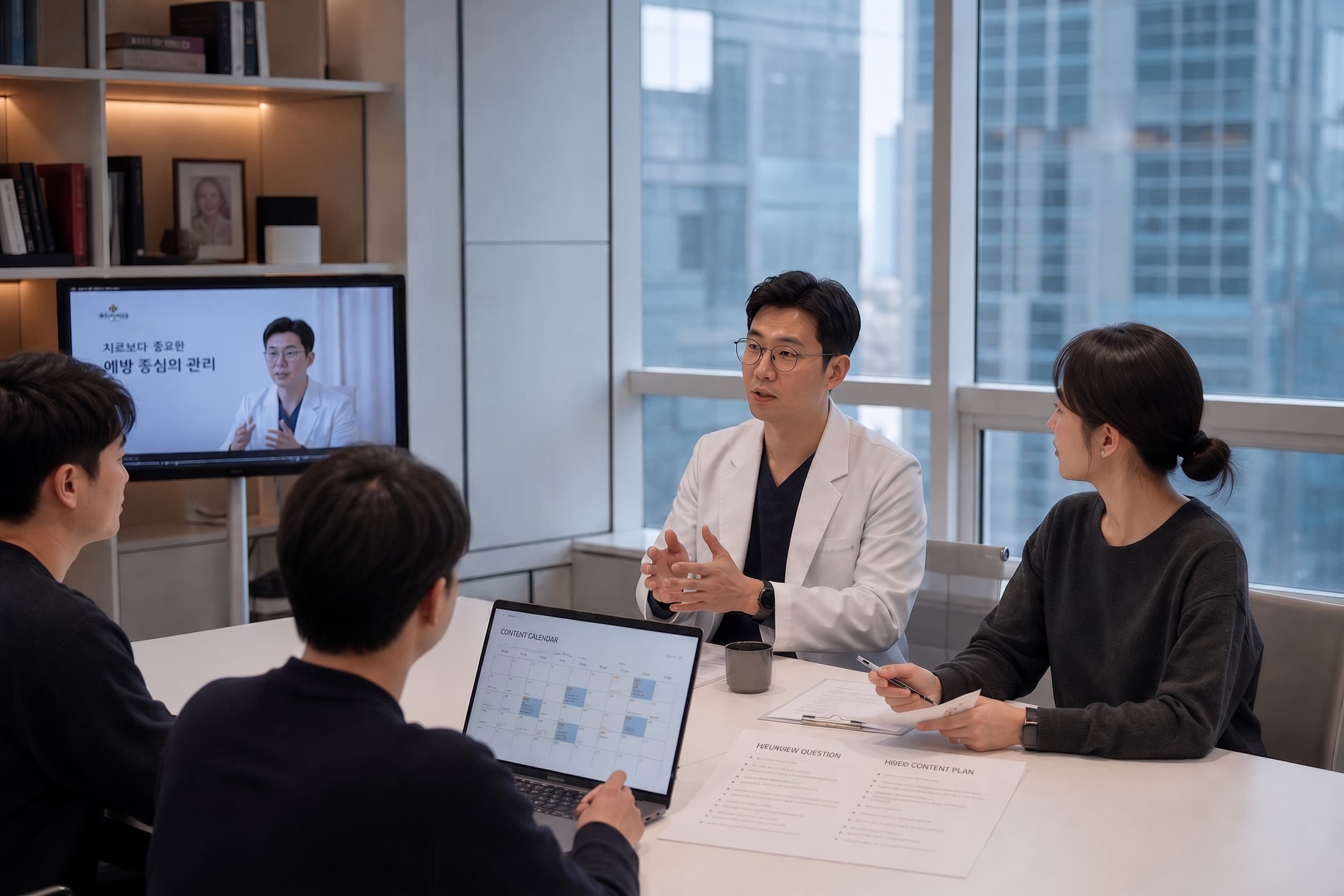병원 유튜브 운영 회의