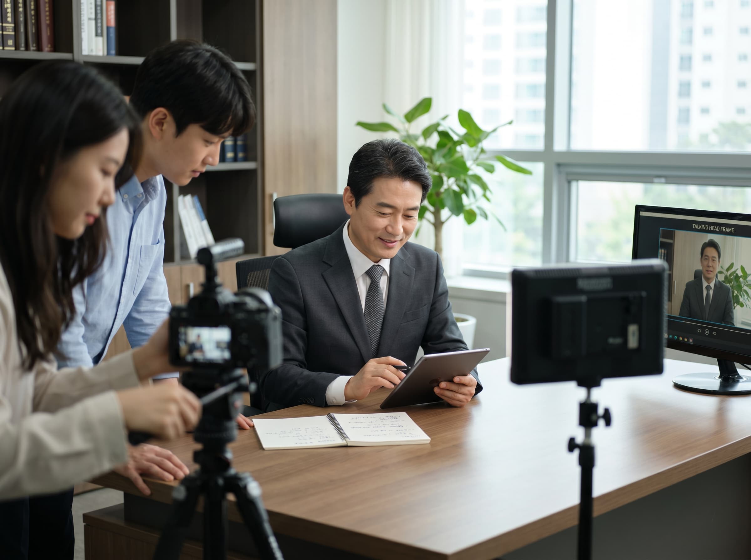 로펌 유튜브 촬영 모니터링